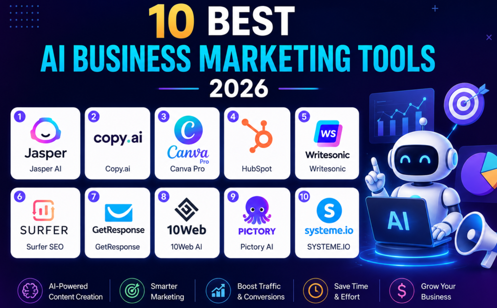 10 Best AI Business Marketing Tools 2026