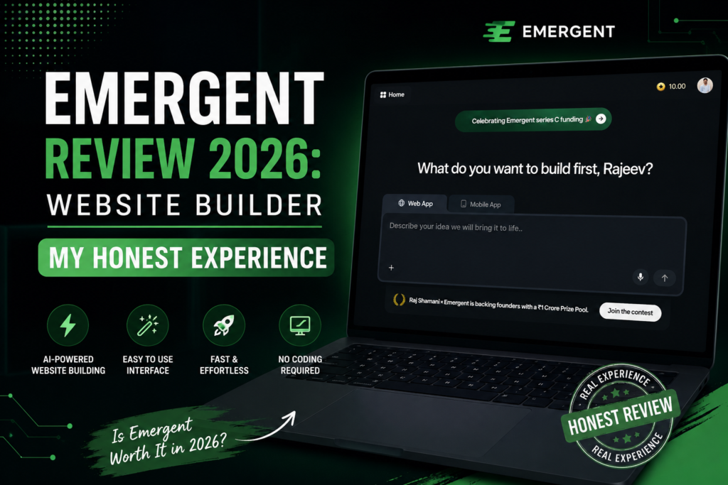 Emergent Review 2026: Website Builder  My Honest Experience After Building a Site