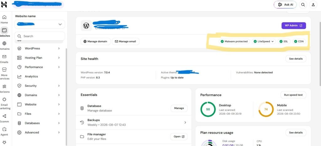 Hostinger ssl certificate 